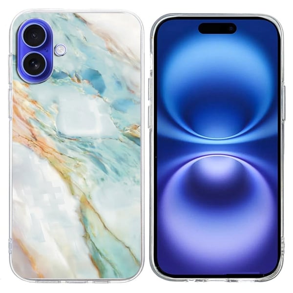 Vibe iPhone 16 Plus cover - Oliemaleri Marmor
