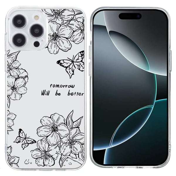 Vibe iPhone 16 Pro cover - Sommerfugleblomst