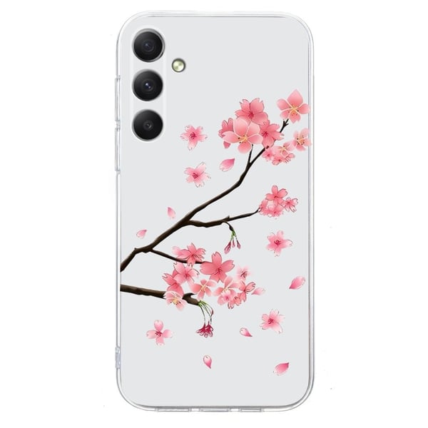 Vibe Samsung Galaxy A34 5G deksel - Plommeblomst