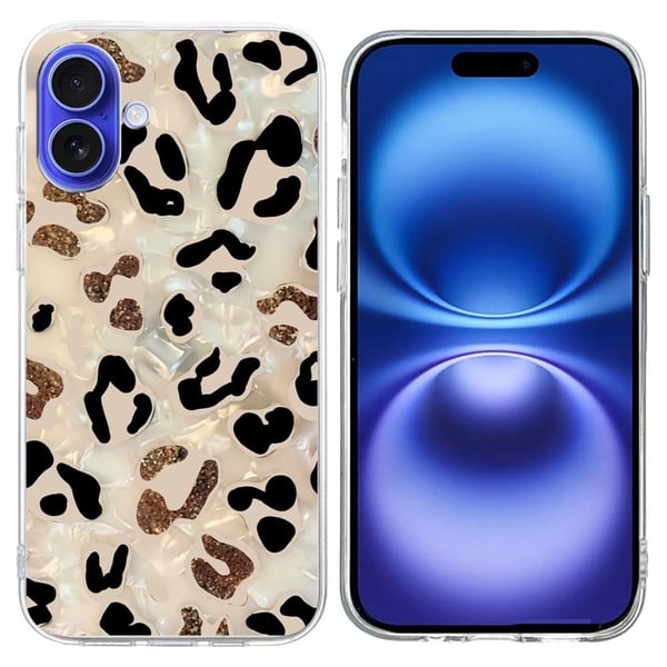 Vibe iPhone 16 skal - Leopardtryck