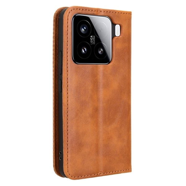 Bofink Vintage Xiaomi 15 Pro læderetui - Brun