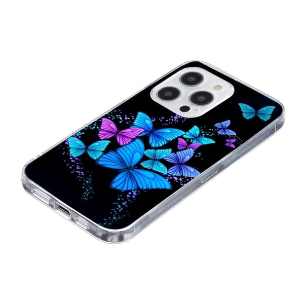 Vibe iPhone 15 Pro deksel - Fargerike Sommerfugler