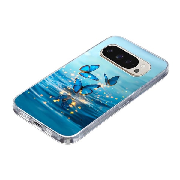 Vibe Google Pixel 9 / Google Pixel 9 Pro skal - Blå Fjäril