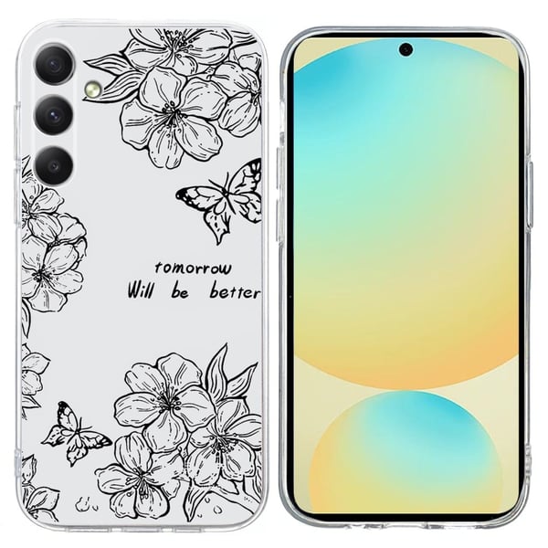 Vibe Samsung Galaxy S24 FE cover - Sommerfugleblomst