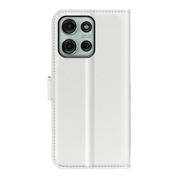 Classic Motorola Moto G75 flip etui - Hvit