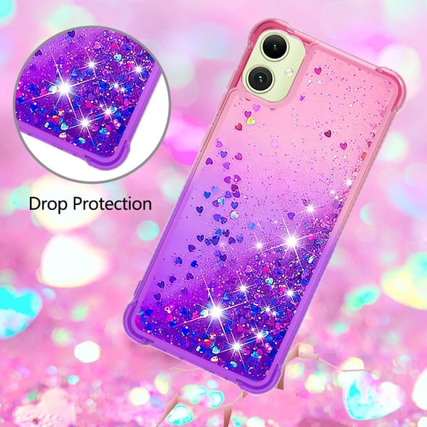 Princess Samsung Galaxy A06 cover - Lyserød + Lilla