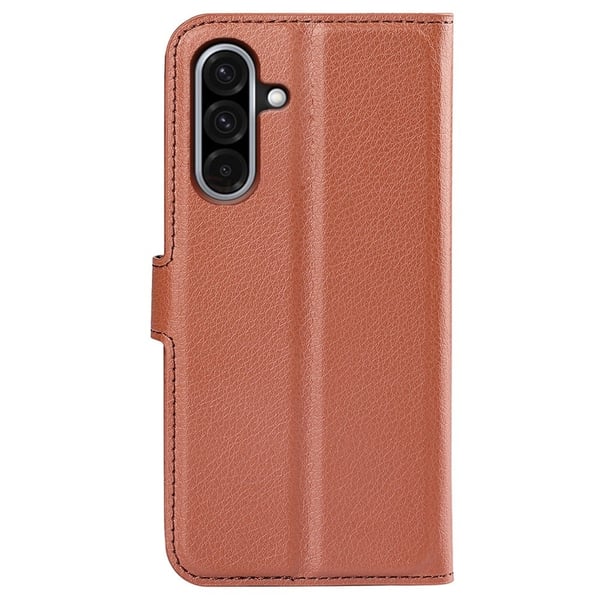 Classic Samsung Galaxy A36 flip etui - Brun