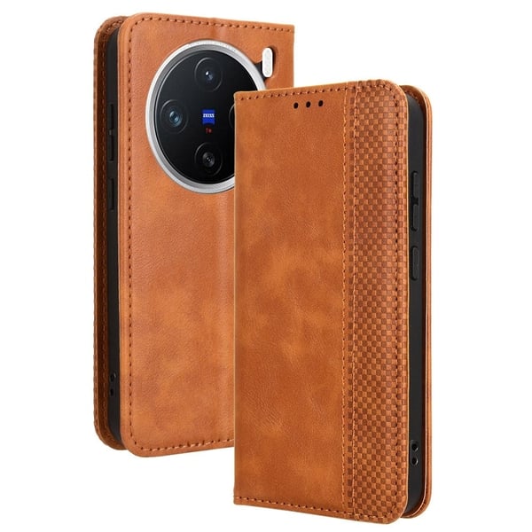 Bofink Vintage vivo X200 Pro mini nahkakotelo - Ruskea