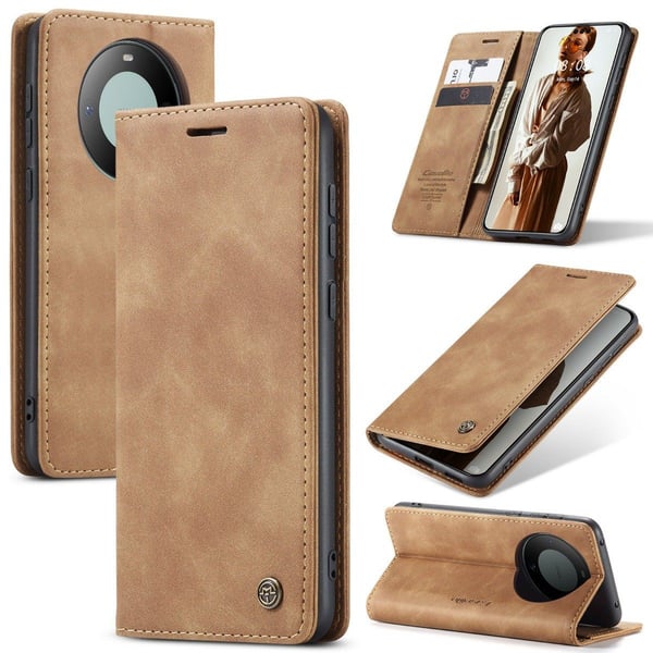 CaseMe Huawei Mate 60 Pro Plus / Huawei Mate 60 Pro sileä kotelo - Ruskea