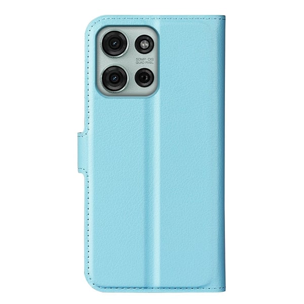 Classic Motorola Moto G75 flip etui - Blå
