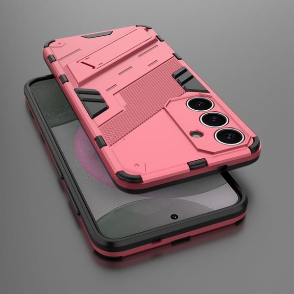 Stødsikkert moderne Samsung Galaxy S25 hybridcover - Rose