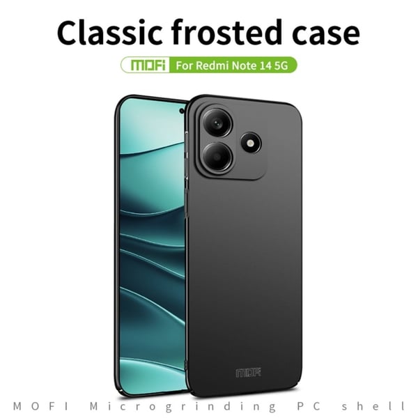 MOFI Xiaomi Redmi Note 14 5G slim shield deksel - Svart
