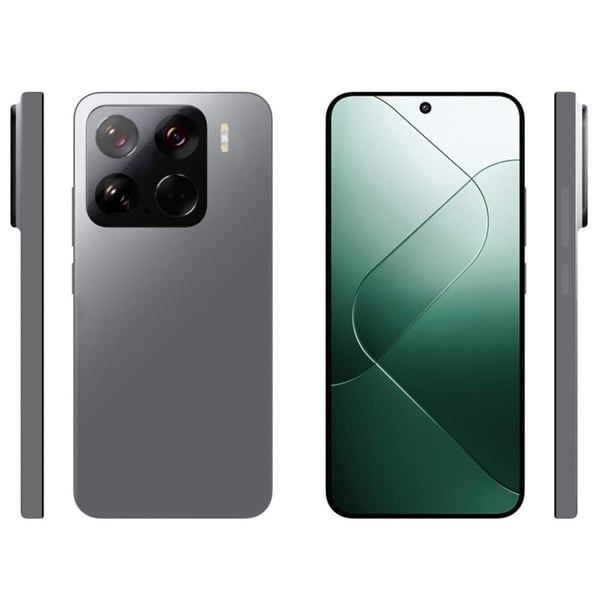 Mykt og matt deksel for Xiaomi 15 - Svart
