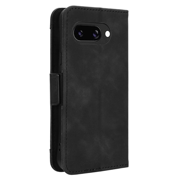 Lommebok-etui i moderne skinn-design Google Pixel 9a - Svart