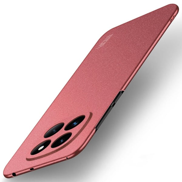 MOFI Xiaomi Redmi Note 14 Pro Plus 5G slim shield deksel - Rød