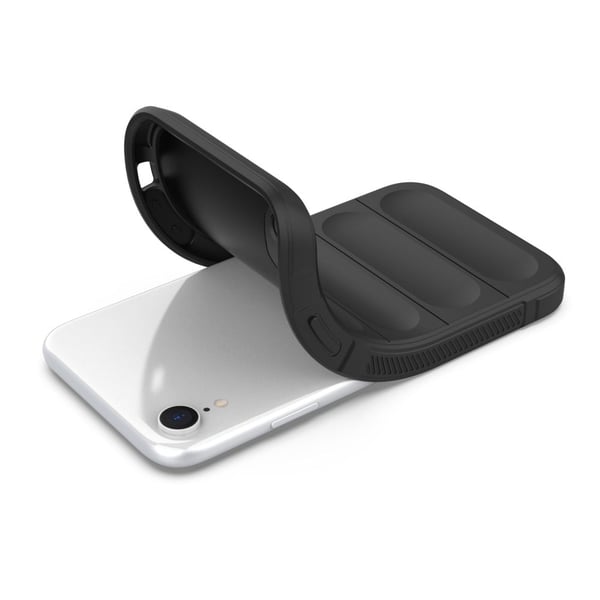 Deksel med mykt grep for iPhone Xr - Hvit
