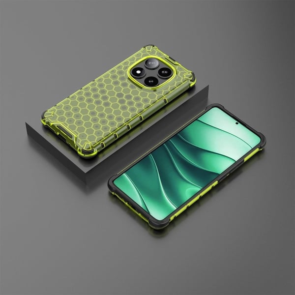 Bofink Honeycomb Xiaomi Redmi Note 14 Pro 5G kotelot - Vihreä