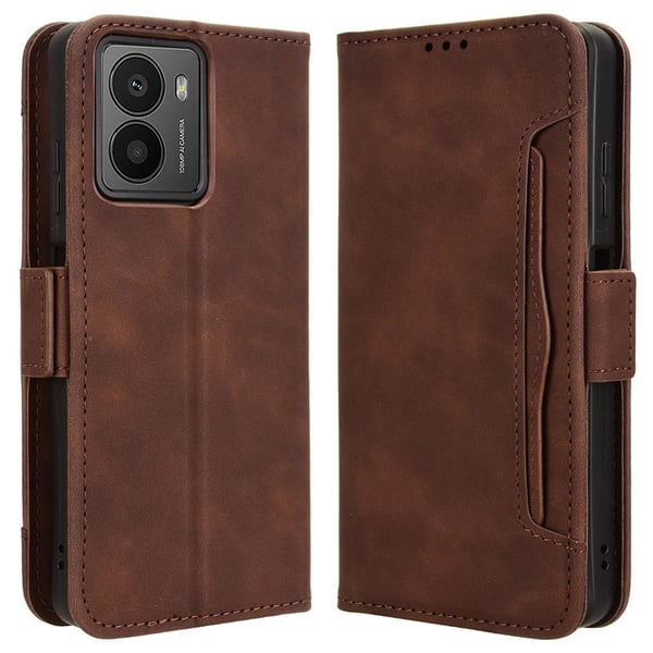 Lommebok-etui i moderne skinn-design HMD Fusion - Brun