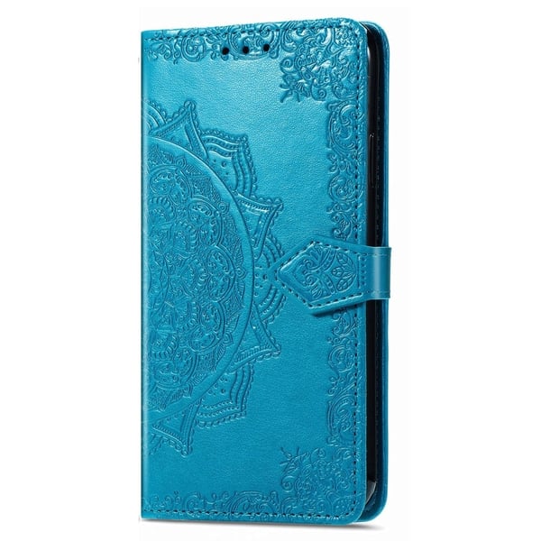 Mandala Xiaomi Redmi 14C / Xiaomi Redmi 14R etui i lær - Blå