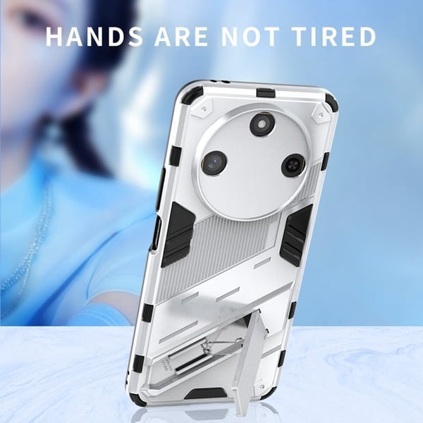 Støtsikkert hybriddeksel med et moderne preg for Vivo X60 Pro - Oransje