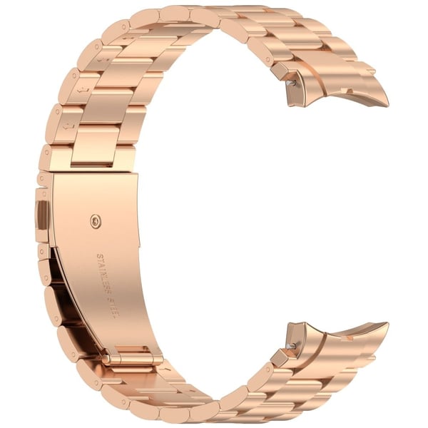 Urrem Samsung Galaxy Watch7 / Watch6 / Watch5 / Watch4 / Watch FE Urrem i rustfrit stål med aftagningsværktøj - Rødguld