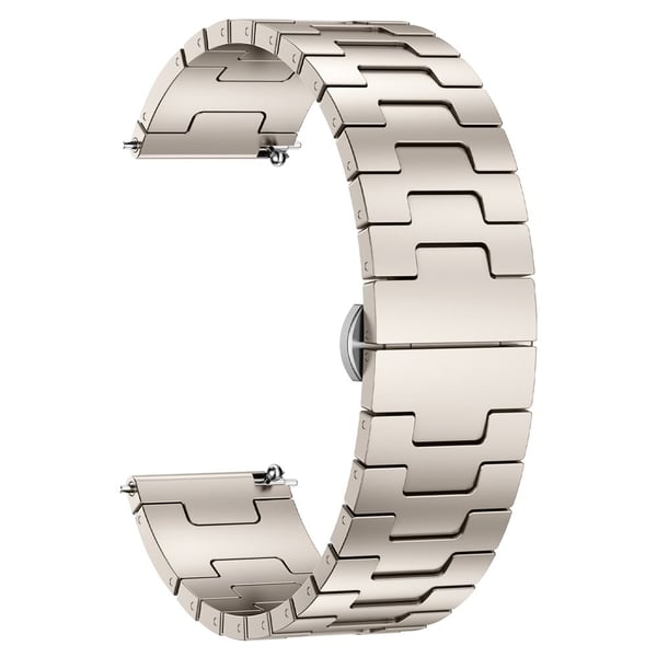 Huawei Watch GT 5 Pro / 5 / 4 46mm / Samsung Galaxy Watch3 45mm erstatningsrem 22mm metallklokkearmbånd - Stjernelys
