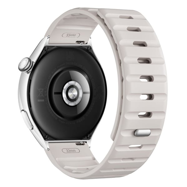 22mm magneettinen hihna Huawei Watch GT 5 Pro 46mm / GT 5 46mm / GT 4 46mm silikoninen kellonauha - Starlight