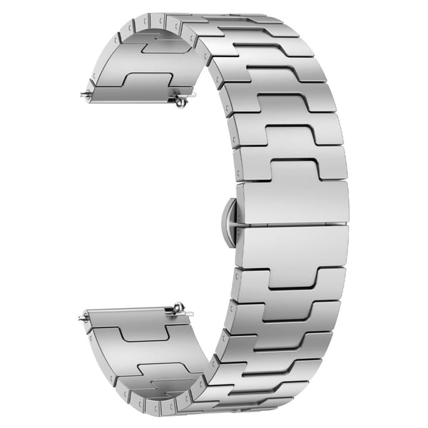 Huawei Watch GT 5 46 mm / Watch 4 Pro / Watch 4 Universal 22 mm klokkerem i titanlegering - Sølv