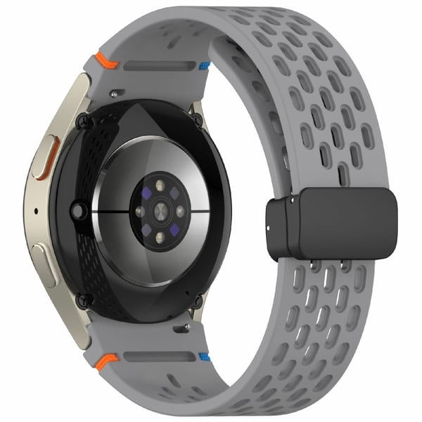 Silikonarmbånd Samsung Galaxy Watch7 / Watch6 / Watch6 Classic / Watch 5 / Watch 5 Pro / Watch4 / Watch4 Classic / Watch FE Pustende sportsarmbånd - M Silikonarmbånd Samsung Galaxy Watch7 / Watch6 / Watch6 Classic / Watch 5 / Watch 5 Pro / Watch4 / Watch4 Classic / Watch FE Pustende sportsarmbånd - M
