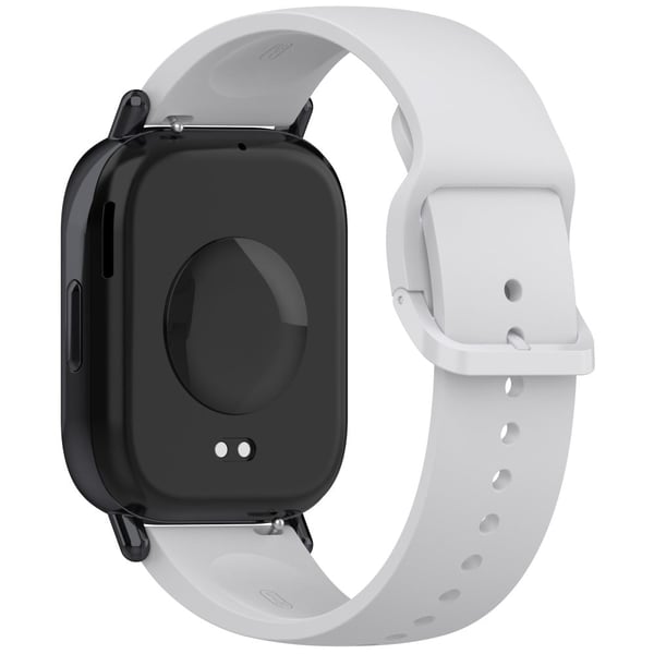 Xiaomi Redmi Watch 5 Lite Band Vanntett, svettebestandig, myk silikon sportsrem - Lysegrå