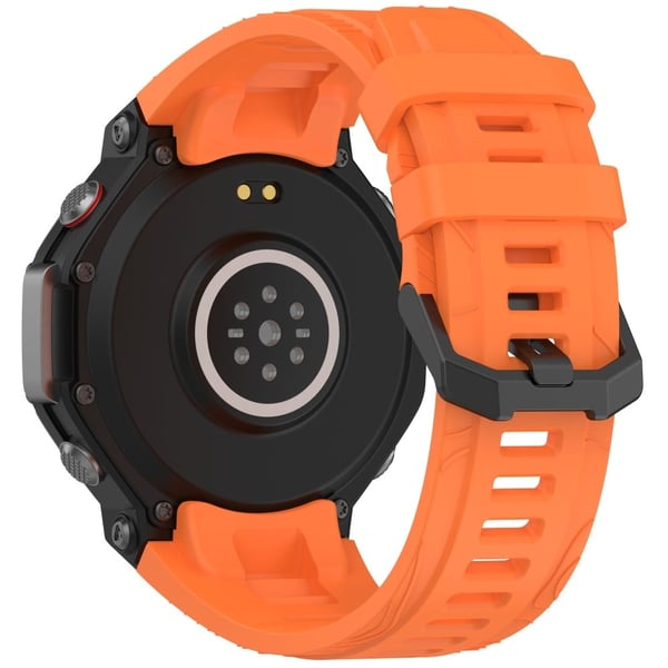 Huami Amazfit T-Rex 3 Silikone urrem Åndbar blød rem - Orange