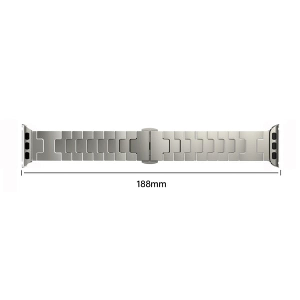 Metallklokkebånd Apple Watch Series 10 42mm / 9 8 7 41mm / SE (2023) SE (2022) SE 6 5 4 40mm / 3 2 1 38mm - Rose Gull
