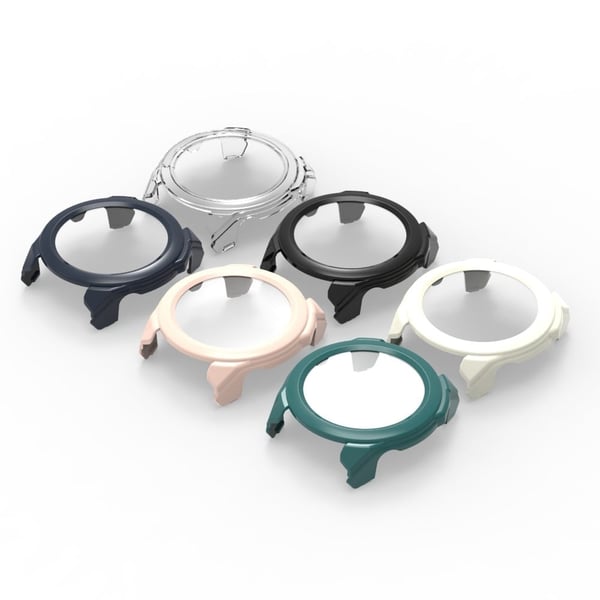 Garmin Fenix 8 51 mm PC-deksel Klokkerammeveske med skjermfilm i herdet glass - Rosa