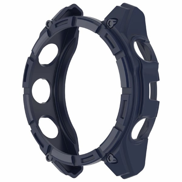 Garmin Enduro 3 TPU Watch Case Anti-Scratch Hollow Watch Frame Deksel - Midnattsblå Garmin Enduro 3 TPU Watch Case Anti-Scratch Hollow Watch Frame Deksel - Midnattsblå