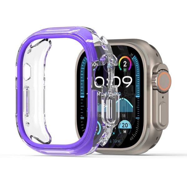 Apple Watch Ultra 2 49 mm / Apple Watch Ultra 49 mm DUX DUCIS Camo Series Watch Case PC + TPU Watch Deksel Protector - Lilla