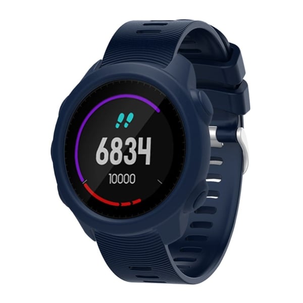 Garmin Forerunner 245 Music / Forerunner 245 Watch Case Mykt silikonbeskyttelsesdeksel - Marineblå