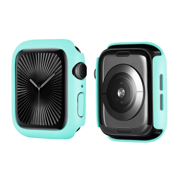 Apple Watch Series 10 42 mm ENKAY HAT PRINCE Ensfarget PC-klokkeveske med støtsikkert deksel - Lyseblå