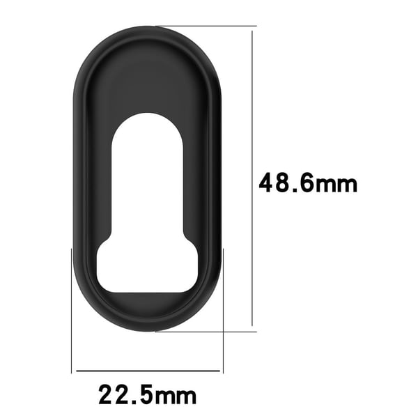 Silikonklokkeveske Xiaomi Mi Band 9 / 9 NFC / 9 Ceramic Edition / Smart Band 8 / Smart Band 8 NFC Watch Frame Deksel - Midnattsblå