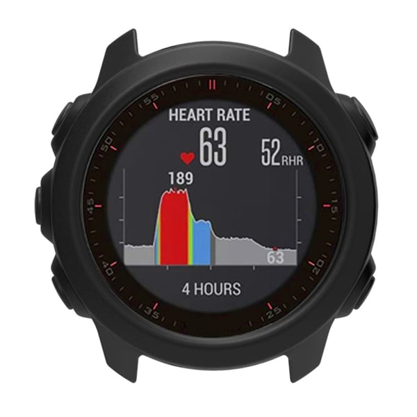 Garmin Forerunner 245 Music / Forerunner 245 Watch Case Blødt silikonebeskyttelsescover - Sort