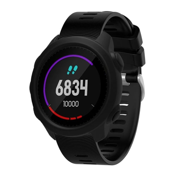 Garmin Forerunner 245 Music / Forerunner 245 Watch Case Blødt silikonebeskyttelsescover - Sort