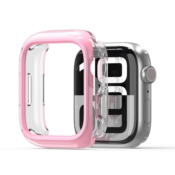 Apple Watch Series 10 46 mm DUX DUCIS Camo Series Watch Case PC + TPU Watch Deksel Protector - Rosa Apple Watch Series 10 46 mm DUX DUCIS Camo Series Watch Case PC + TPU Watch Deksel Protector - Rosa