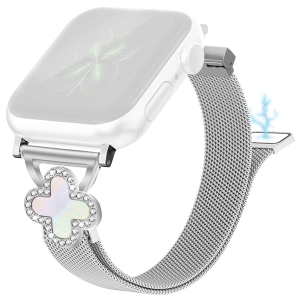 Milanese Mesh Band Apple Watch Series 10 46mm / Ultra 2 Ultra 49mm / Series 9 8 7 45mm / SE (2023) SE (2022) SE 6 5 4 44mm / 3 2 1 42mm Magnetisk klok