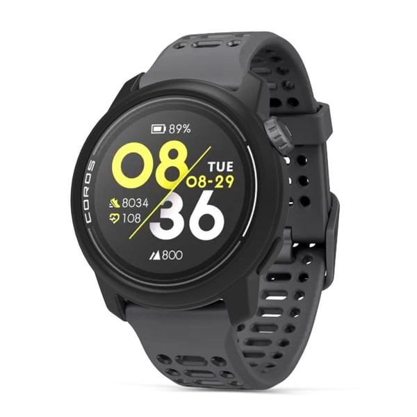 Coros Pace 3 Watch Case Cover Stødsikkert blødt silikone beskyttelsescover - Sort