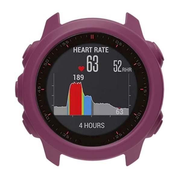 Garmin Forerunner 245 Music / Forerunner 245 Klockfodral Mjukt silikonskydd - Vinröd