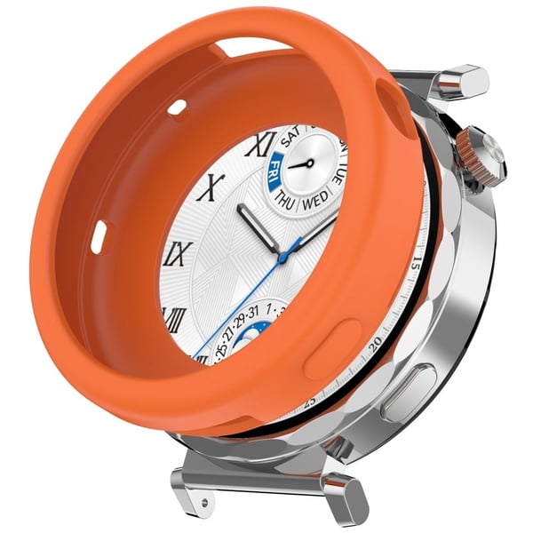 Huawei Watch GT 5 41mm / Watch GT 4 41mm Etui Mykt silikonbeskyttende rammedeksel - Oransje