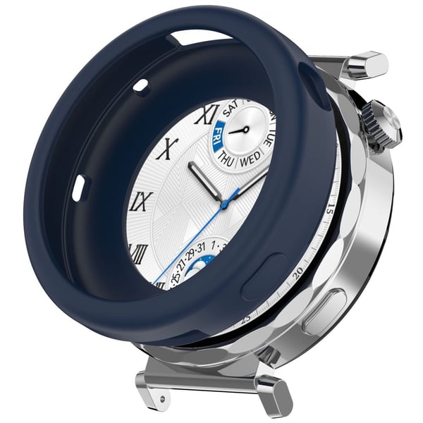 Huawei Watch GT 5 41mm / Watch GT 4 41mm Etui Mykt silikonbeskyttende rammedeksel - Mørkeblå
