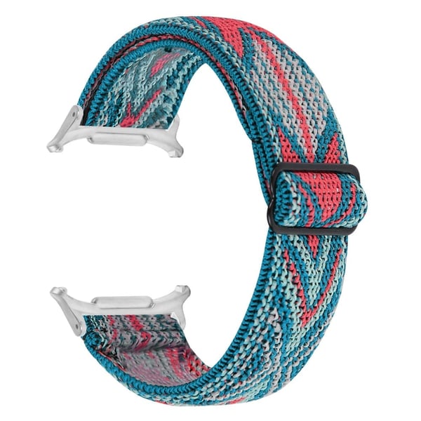 Samsung Galaxy Watch Ultra 47 mm klokkerem med sølvkontakt, justerbar elastisk håndleddsrem - #37