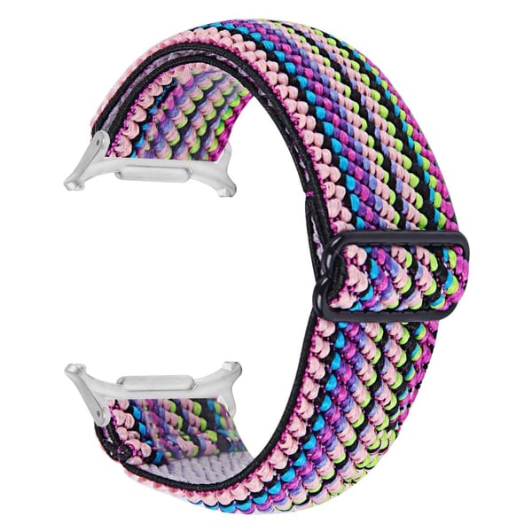 Samsung Galaxy Watch Ultra 47 mm klokkerem med sølvkontakt, justerbar elastisk håndleddsrem - #9
