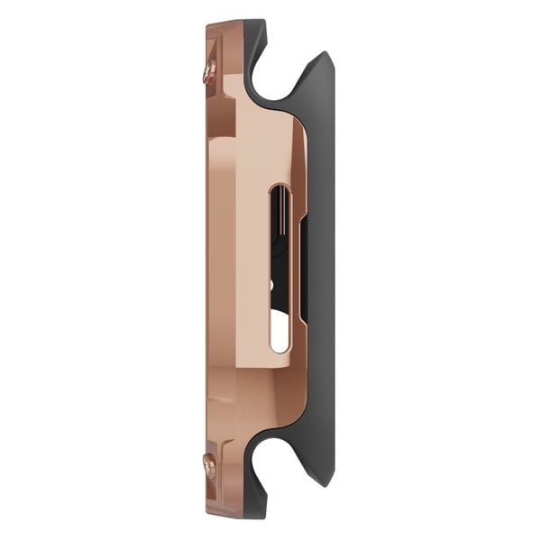 Apple Watch Series 10 42 mm hardt, støtsikkert og fleksibelt dekseletui med klokkeramme - Rose