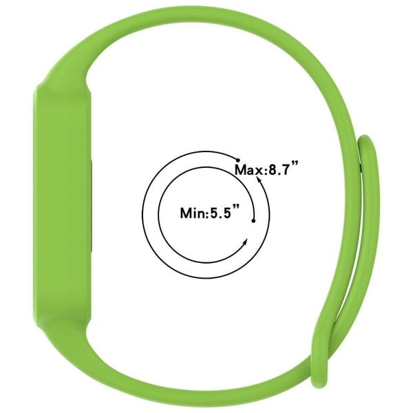 Xiaomi Smart Band 9 Active / Redmi Band 3 Klokkebånd Myk silikonrem med klokkeveske - Himmelblå
